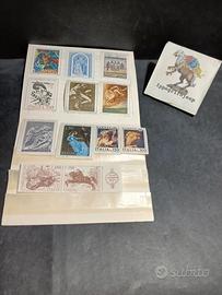 Set 12 francobolli vari vintage integri Studio