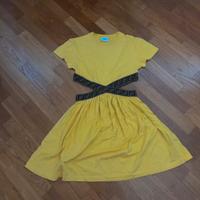 vestito giallo per bambine fendi