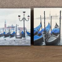 Quadri  Gondole Venezia 30x30