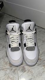 JORDAN 4 RETRO MILITARY BLACK TAGLIA 46 EU