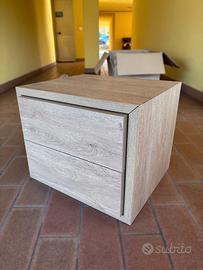 Comodino Mod. OVVIO Klee-Parigi rovere