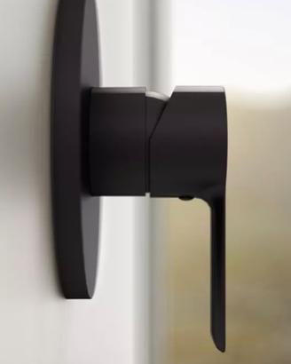 Miscelatore incasso doccia\ottone nero opaco Acq+