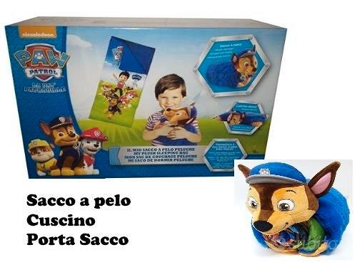 Sacco a pelo Peluche PAW PATROL - Tutto per i bambini In vendita a Milano