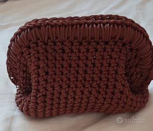 clutch bag borsa uncinetto