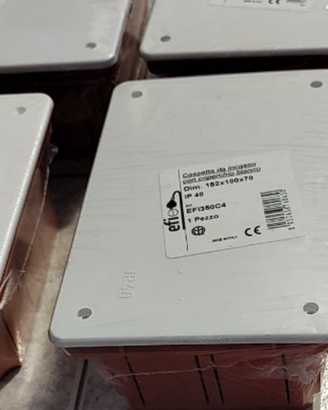 Cassetta da incasso per impianti elettrici