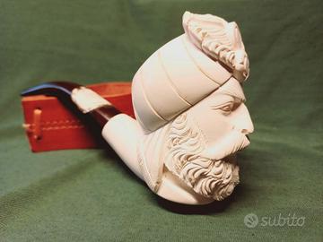 Pipa in schiuma di mare nuova 