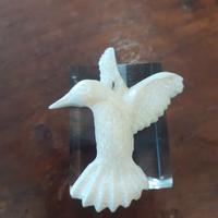 Uccello in Corno di NARVALO . INUIT. fine XIX sec