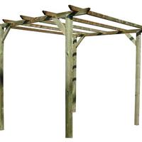 Pergola in legno impregnato 3000 x 3000 mm