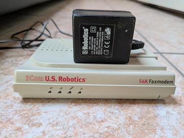 Vintage 3Com U.S.Robotics 56K Fax Modem con alimen
