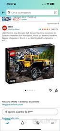 LEGO Technic Jeep Wrangler 4x4 42122