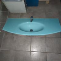 lavabo in vetro da 120cm