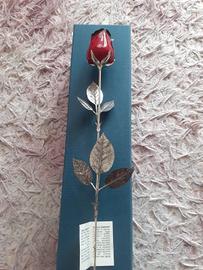 rosa in argento 925