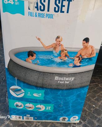 piscina sopra terra circolare 396cm