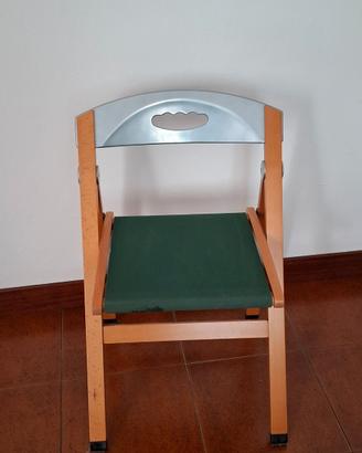 Foppapedretti 6 sedie pieghevoli  con carrello