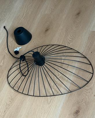 Paralume Ikea Motsjö con cavo e portalampada