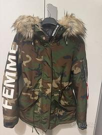 Parka militare bershka taglia xs