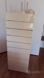 Cassettiera girevole design 10 cassetti in ABS