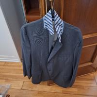 giacca sfoderata grigio gessato