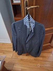 giacca sfoderata grigio gessato