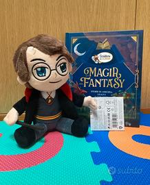 Peluche harry potter e libro la magia del fantasy
