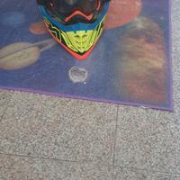 casco da cross (KAPPA) + mascherina (KTM)