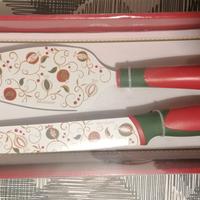 Set dolci natalizio Brandani coltello e paletta 