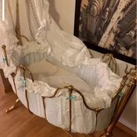 Culla antica in ottone