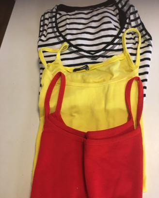 Set canottiere donna cotone 100%