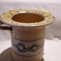 antico vaso ceramica grottaglie metà 900