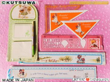 KUTSUWA VINTAGE 1980 Beautiful Sunday Cancelleria