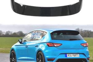 SPOILER ALETTONE SEAT LEON MK3 5P 13-20 NERO LUCID