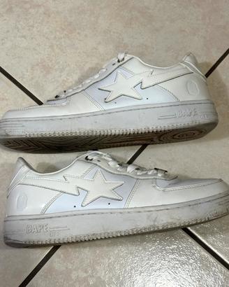 Scarpe Vintage Lucide Nike Air Bape Force Low Bian