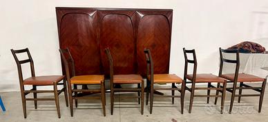 Sei sedie Gio ponti “ la Leggiera