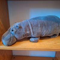ippopotamo grande di peluche
