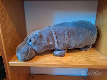 ippopotamo grande di peluche