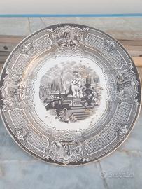 Piatto antica ceramica Corella