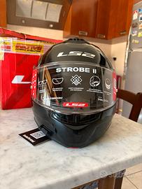 LS2 FF908 Strobe II - Casco Modulare Nero Lucido