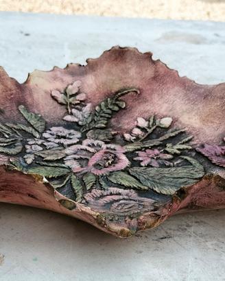 Coppa centro tavola artistica GAVI ceramica 