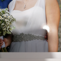 ABITO DA SPOSA tg.46 tulle