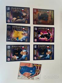 Lotto 7 Carte Match Attax Francia