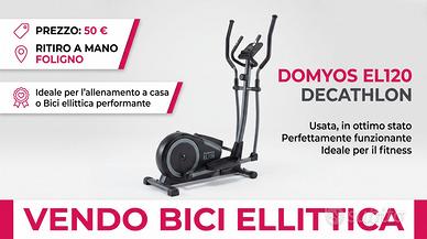 Bici Ellittica Domyos EL120 Decathlon Già Montata
