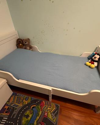 Letto allungabile IKEA SUNDVIK + materasso VIMSIG