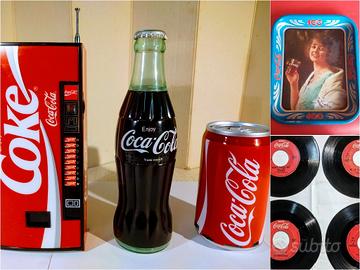Coca Cola collezione: 3 radio gadget+vassoio +disc