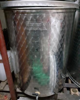 Serbatoi acciaio inox per olio o vino