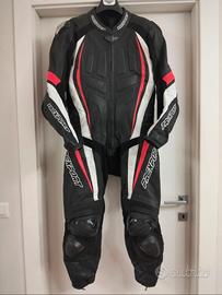 Tuta moto Prexport - Misano Nero Bianco e Rosso L