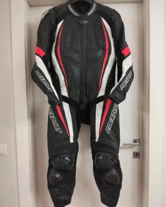 Tuta moto Prexport - Misano Nero Bianco e Rosso L