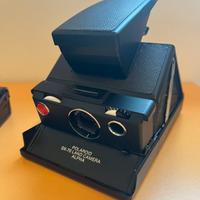 Polaroid SX-70 Nera con Custodia in pelle