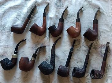 Collezione di Pipe  in legno vintage