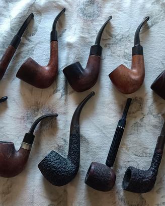 Collezione di Pipe  in legno vintage