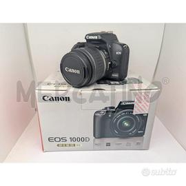 MACCHINA FOTOGRAFICA CANON EOS1000D DIGITALE